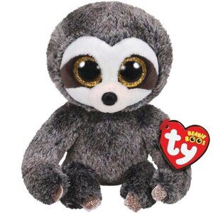Ty Beanie Boos Dangler Sloth 6” Plush Collectible Tags Big Glittery Eyes Cute!